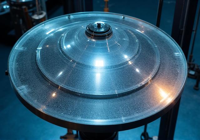 Handmatig slijpen van een optische spiegel